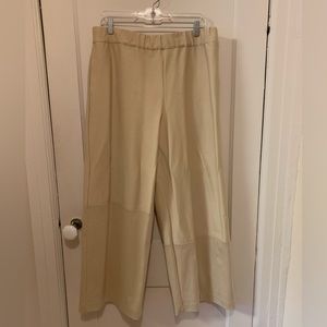 COS | Beige  | wide leg tan pants | size L
